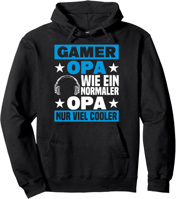 Zocken Gamer Opa Nur Cooler Gamer Pullover Hoodie