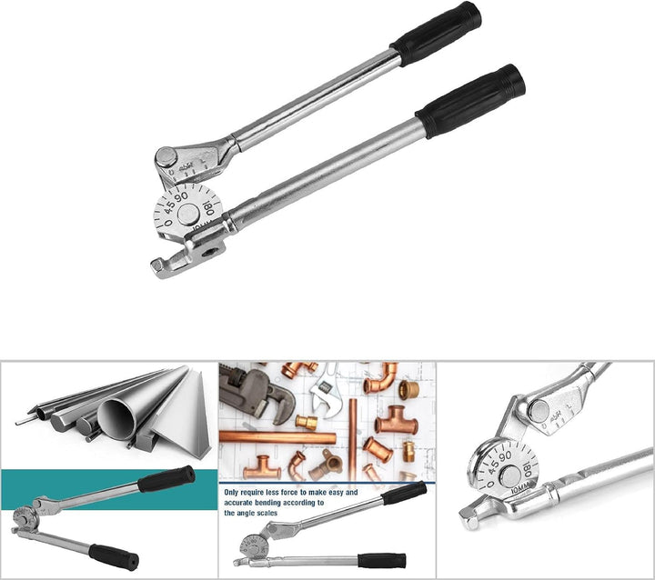 Biegezange,180 ° handliches Rohrbiegewerkzeug Professionelle Manuelle Rohrbiegemaschine für Rohre au