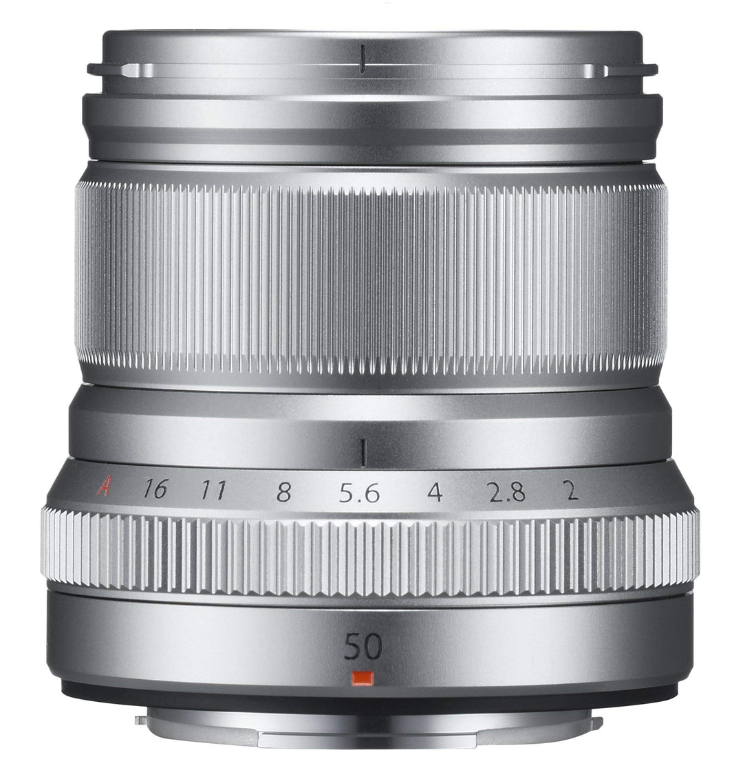 Fujifilm FUJINON XF50mm F2 R WR Objektiv silber silber Single, silber Single