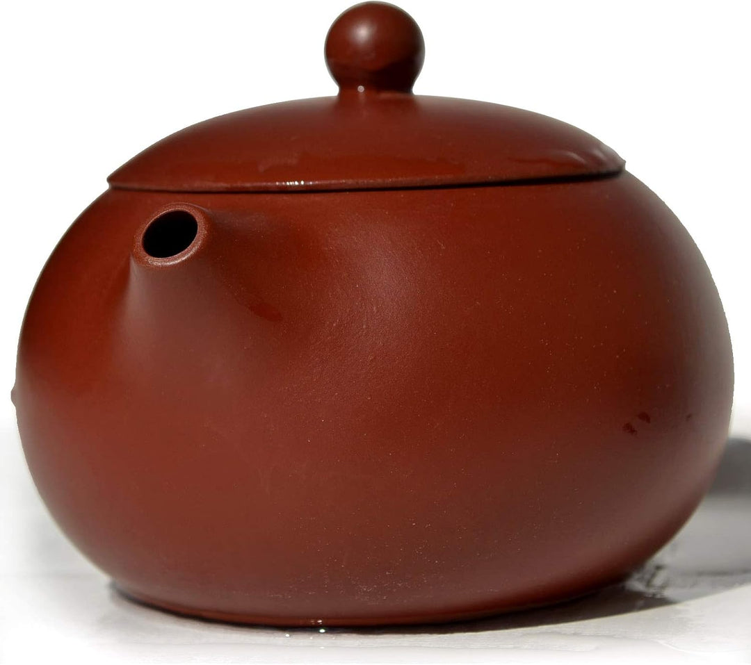 Yxhupot chinesische Yixing-Teekanne, echter DaHongPao Tonrot, Xishi Pots, Kugelfilter (240 ml) 8oz/2
