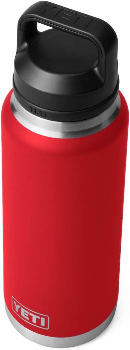 YETI Rambler Flasche Mit Chug-verschluss, Rescue Red, 36oz (1065ml), Rescue Red