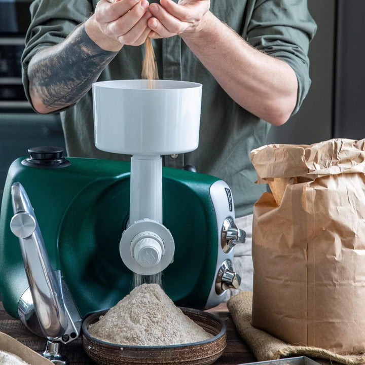 Ankarsrum Getreide- und Kaffeemühle - Vielseitiges Küchengerät für frisch gemahlenes Getreide und ar