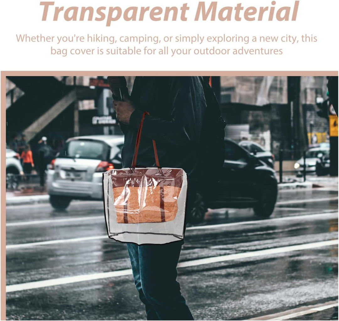 Regenschutzhülle Für Handtaschen Transparente wasserdichte Taschenhülle Mit Faltbarem Design Praktis