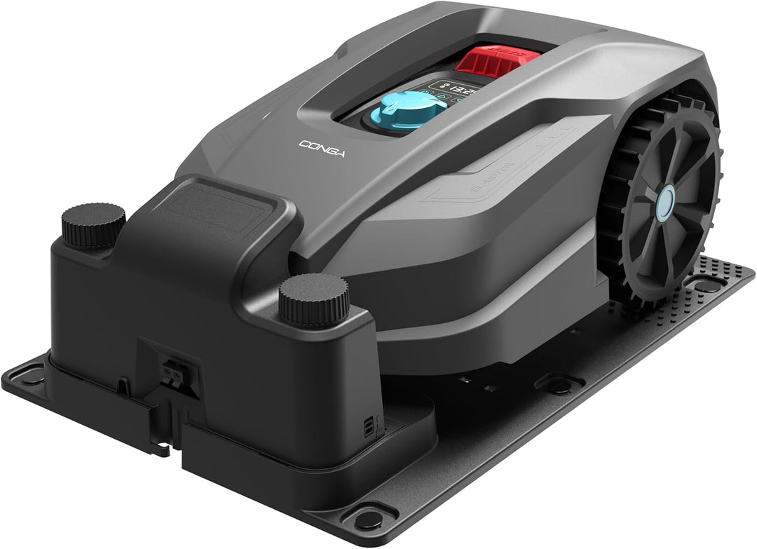 Cecotec Rasenmähroboter mit App Conga Grasshopper 800 Connected. Digitaler Brushless Motor, Flächen