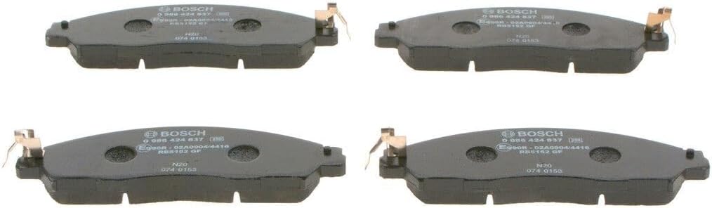 Bosch BP2440 Bremsbeläge - Vorderachse - ECE-R90 Zertifizierung - vier Bremsbeläge pro Set