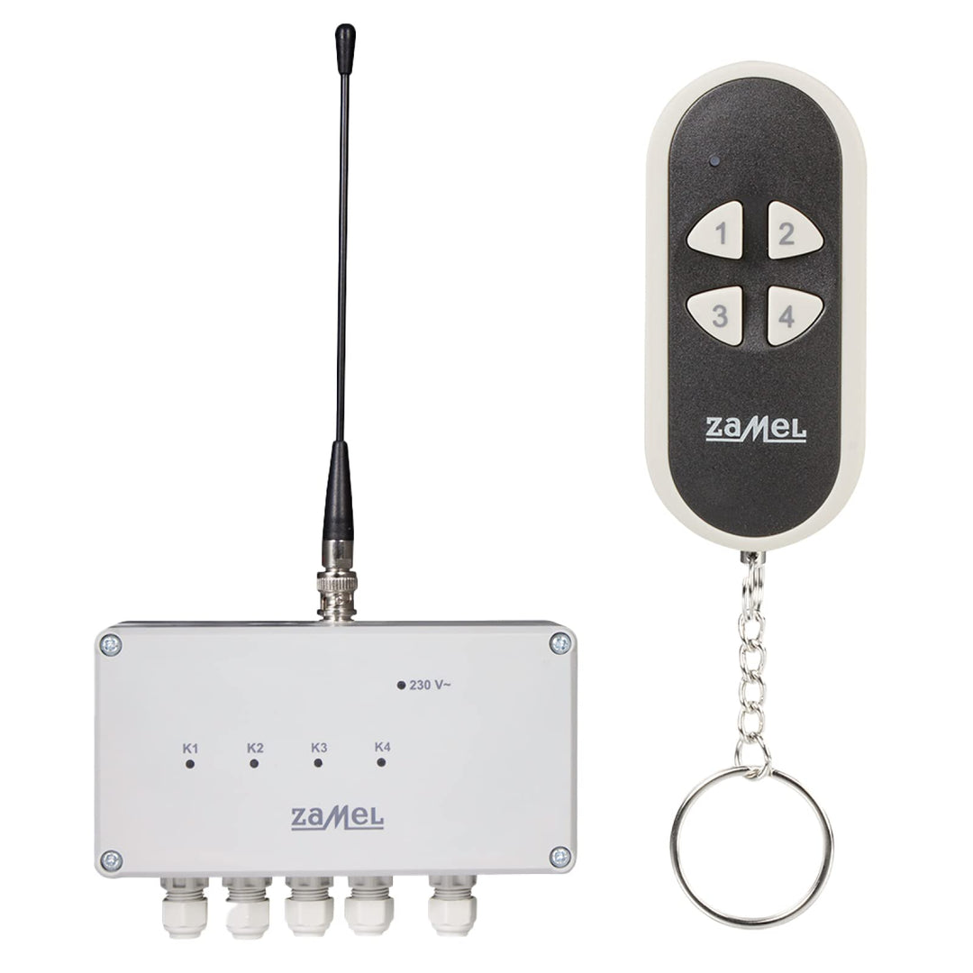ETERO Funkschalter Set mit Sender, 4-Kanal, RWS-211C/N