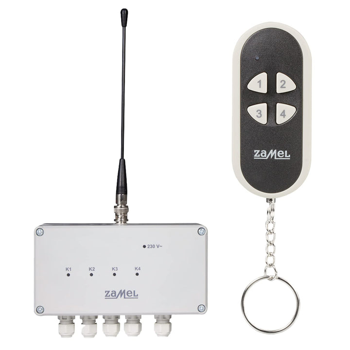ETERO Funkschalter Set mit Sender, 4-Kanal, RWS-211C/N