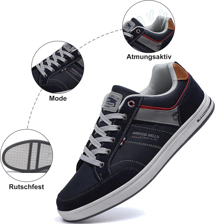 AX BOXING Freizeitschuhe Herren Sneakers Walkingschuhe Mode Schuhe Leichte Trainers Sportschuhe Grös