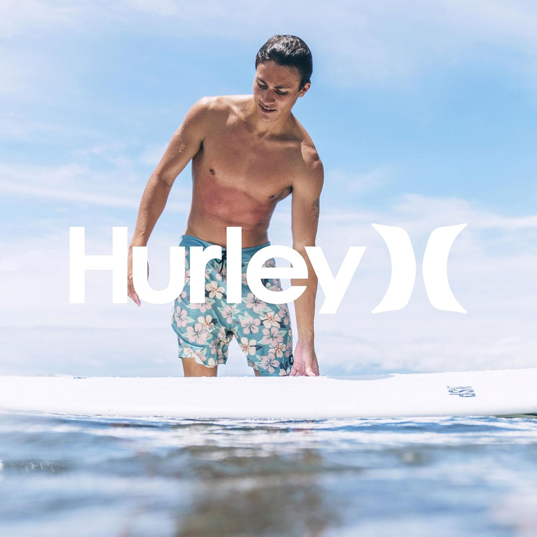 Hurley Herren M Phtm Oao Heather 18' Swim Briefs 30 Obsidian, 30 Obsidian