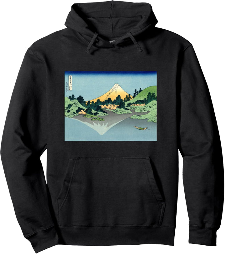 Katsushika Hokusai's Koshu Misaka Suimen Pullover Hoodie
