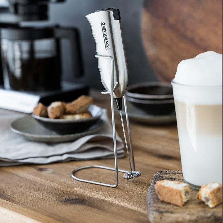 Gastroback 42219 Latte Max Milchaufschäumer, Metallic