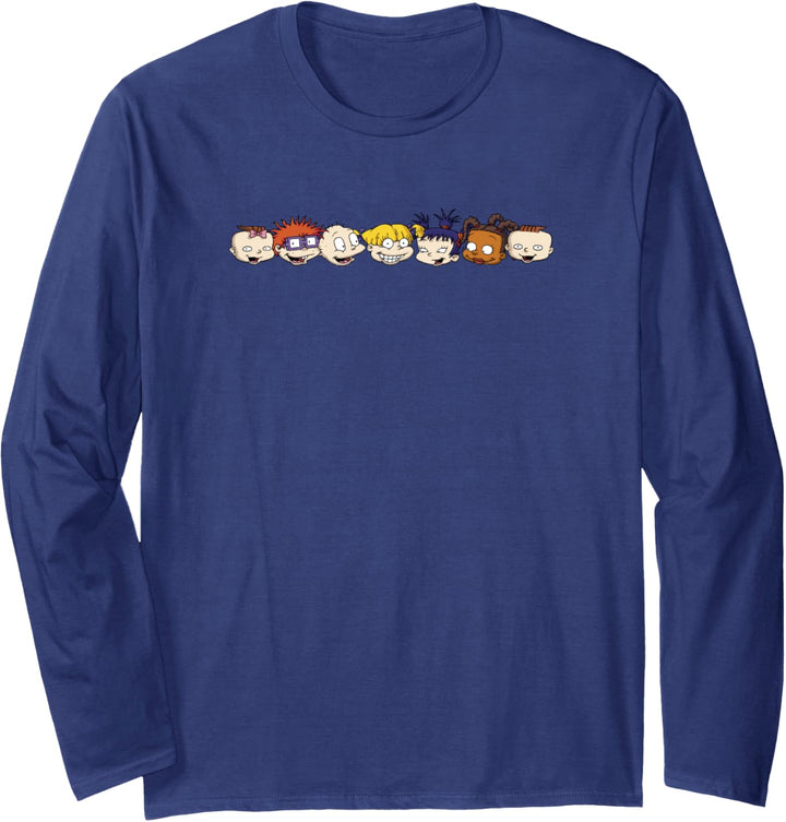 Rugrats Character Headshots Langarmshirt