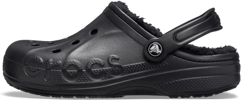 Crocs Unisex Baya Lined Clog 36/37 EU Schwarz, 36/37 EU Schwarz