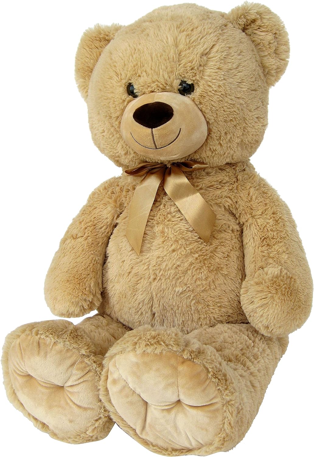 Wagner 9048 - Riesen XXL Teddybär 100 cm gross in hell-braun - Plüschbär Kuschelbär Teddy Bär in