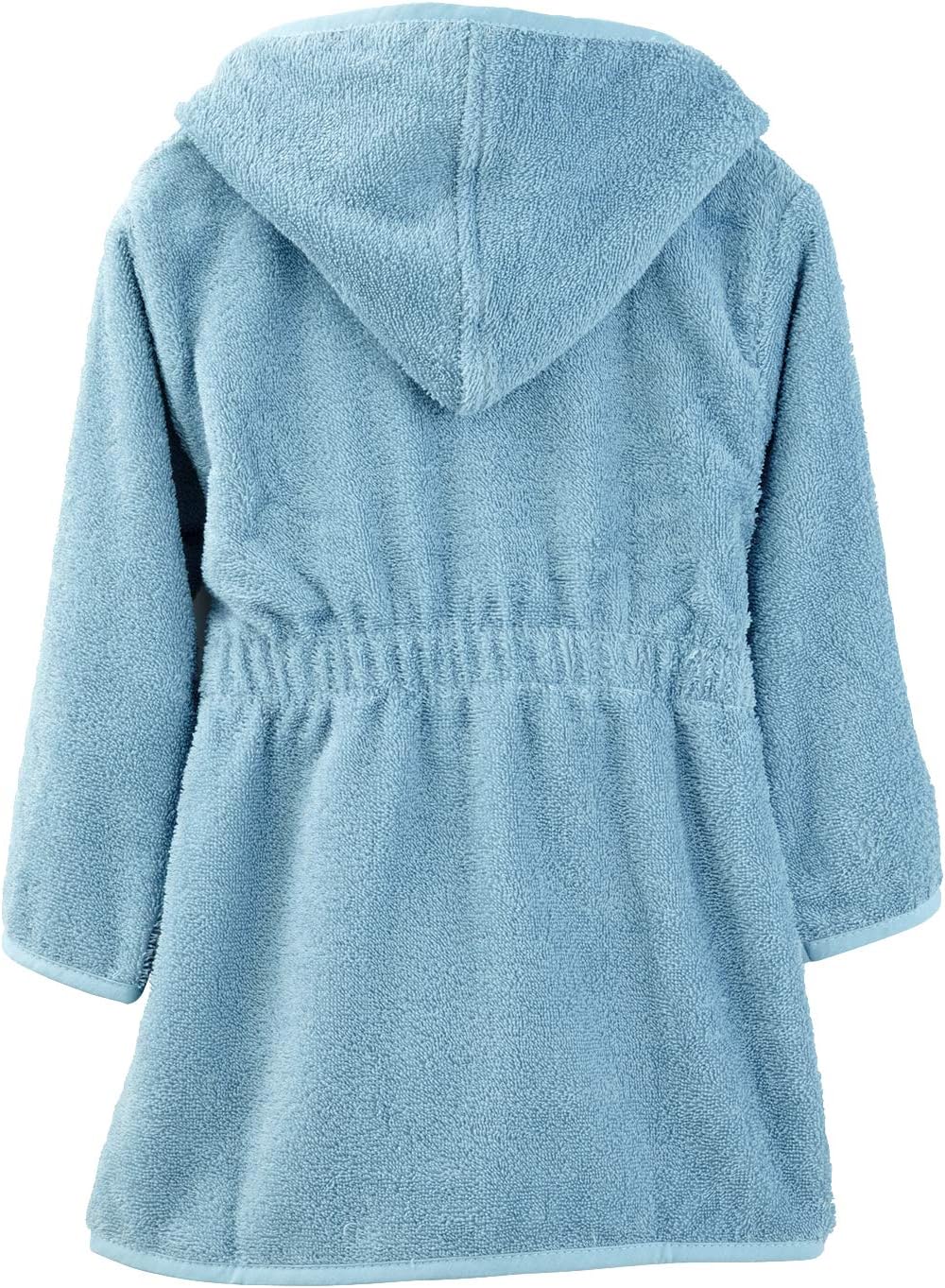 Vertbaudet Kinder Bademantel mit Kapuze 140 Graublau, 140 Graublau