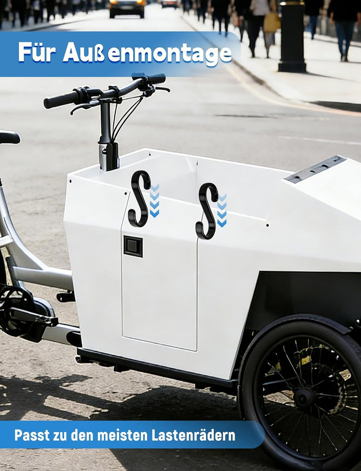WildKids Bike Holder S – 2X Halterung für Kinderfahrrad &amp; Laufrad, Cargo Bike Zubehör, bis 60 kg bel