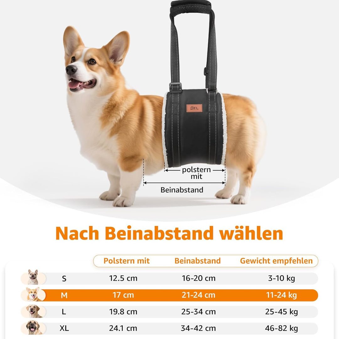 Hundegeschirr Hunde Tragehilfe Einstellbar Gehhilfe Hund Treppe Hund Hinten Lift Support Geschirr Kl