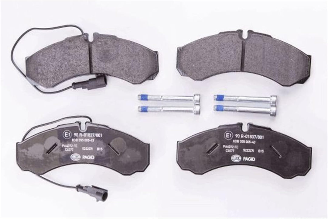 HELLA PAGID 8DB 355 005-431 Bremsbelagsatz - C4077 - Dicke/Stärke: 20.3mm - Bremssystem: Brembo - mi