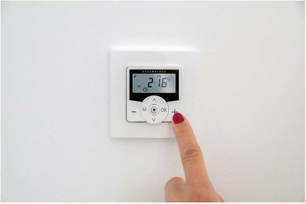 Rademacher DuoFern Raumthermostat (2. Generation) 9485-1, Funk-Thermostat, für Heizkörper und Fussbo
