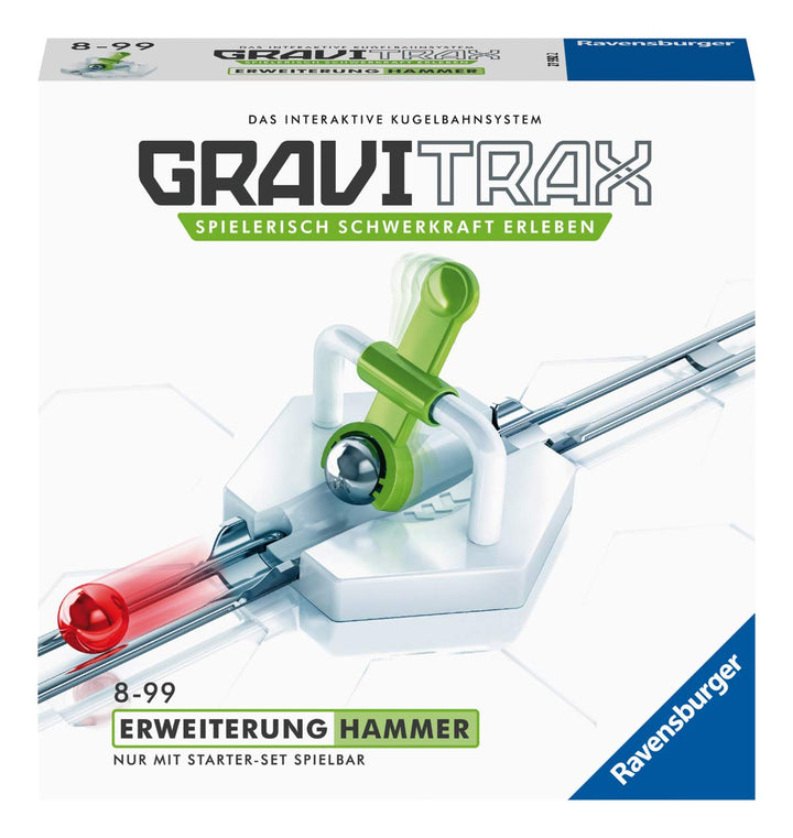 Ravensburger GraviTrax Erweiterung Hammer - Ideales Zubehör für spektakuläre Kugelbahnen, Konstrukti