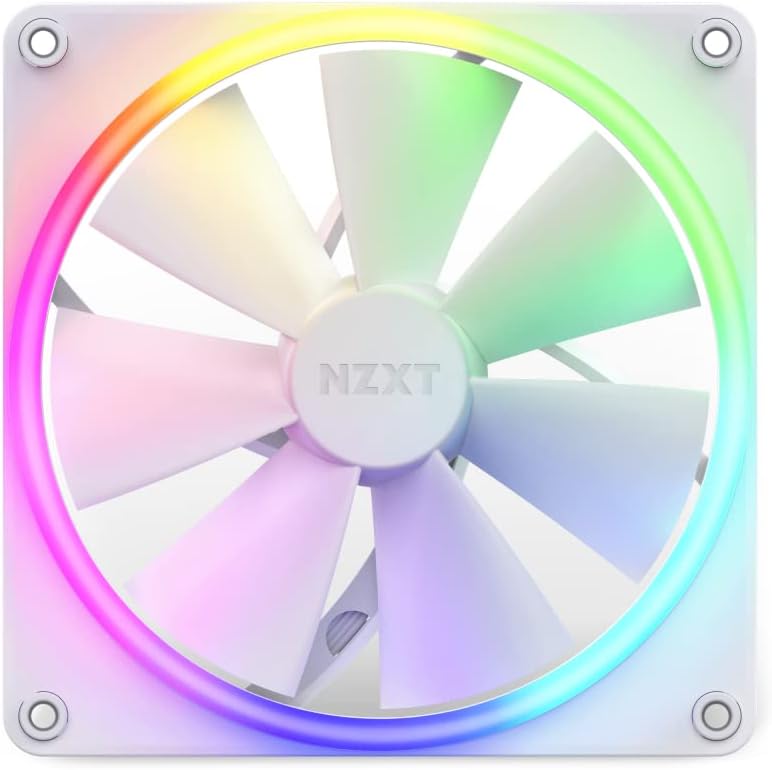 Nzxt F140 RGB Fans - RF-R14SF-W1 - Erweiterte Anpassung der RGB-Beleuchtung – Flüsterleise Kühlung –