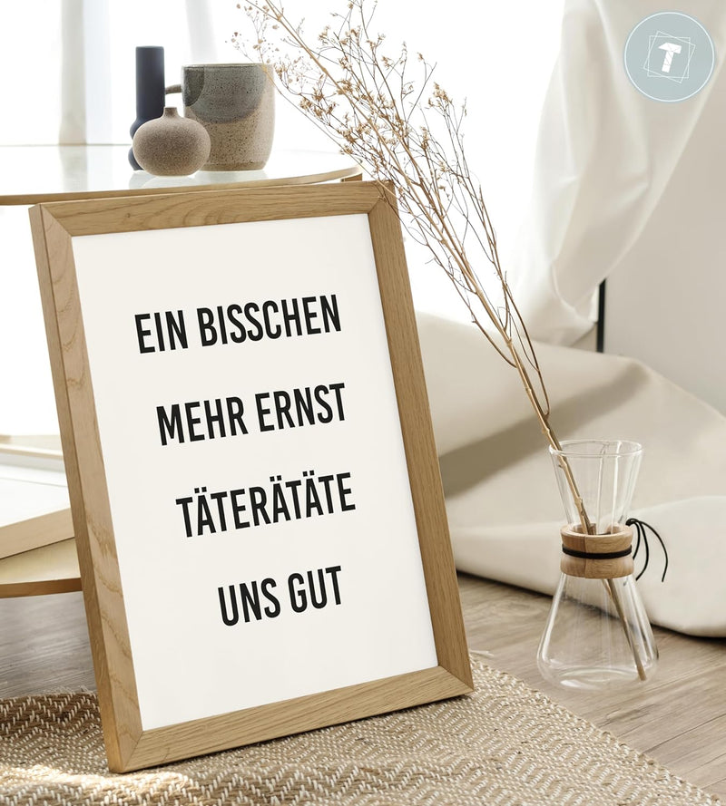 Papierschmiede® Bilder Home XXL Kunstdruck A1 (59,4x84,1 cm) Spruch Poster Zuhause Schrift Bild Wand