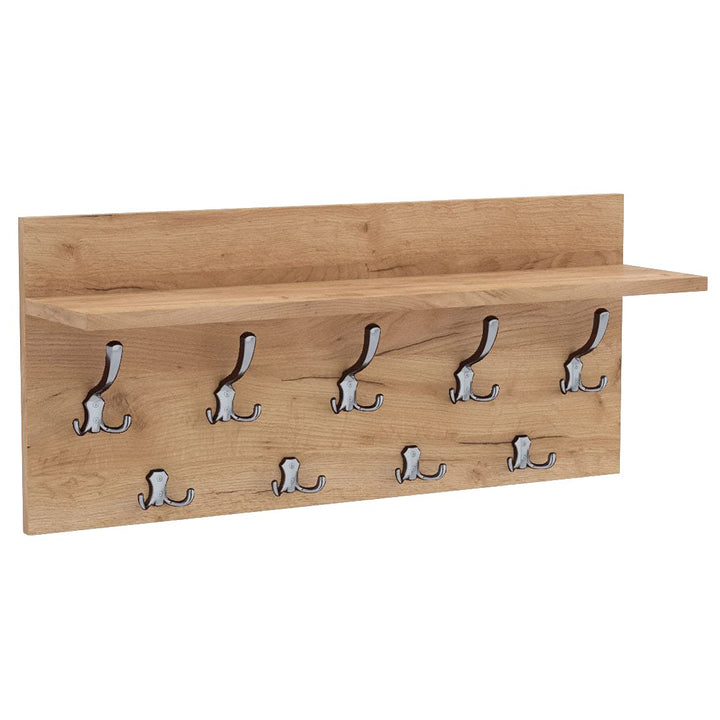 AKKE 40x80 | VERTI Garderobenpaneel Wandgarderobe Garderobe Wandpaneel Kleiderstange CHROM | GOLD CR