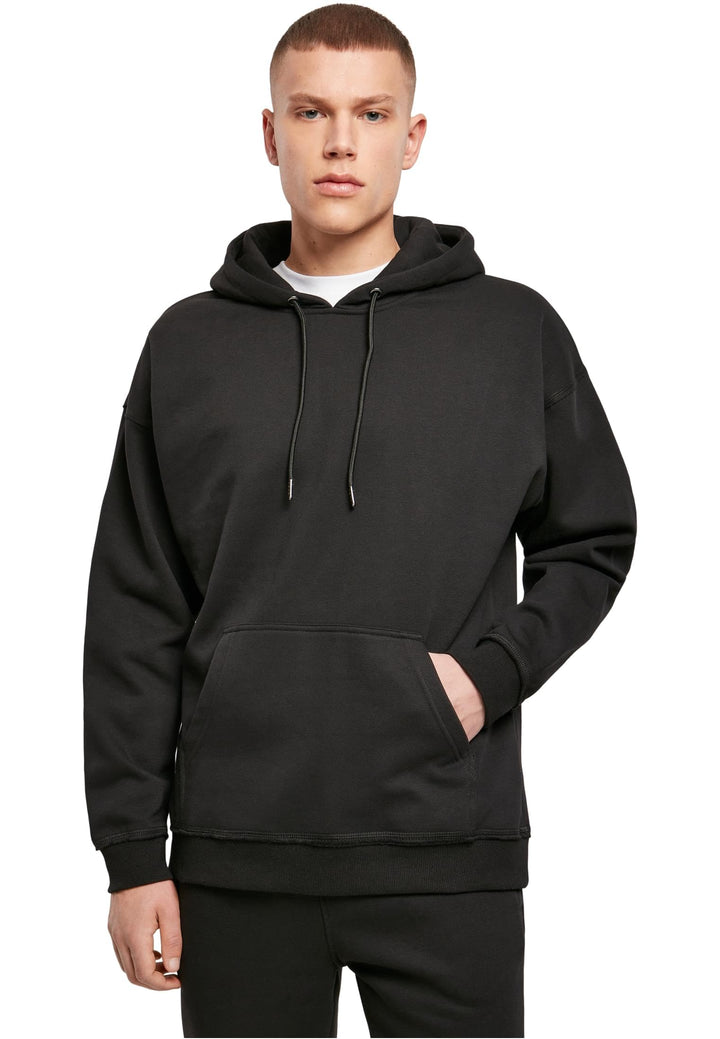Build Your Brand Men's Oversize Hoody Hoodie, Black, L