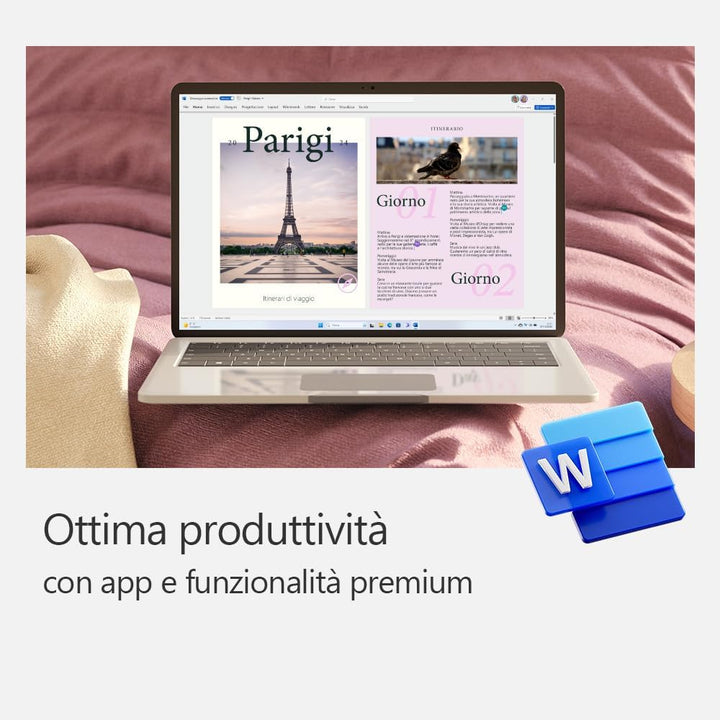 Microsoft 365 Single (Inklusiv Microsoft Defender), 1 Nutzer, Mehrere PCs/Macs, Tablets und mobile G