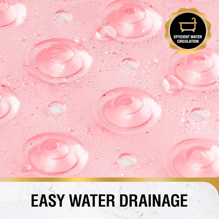 HITSLAM Badewannenmatte rutschfest, 101 x 40cm Extra Lange Antirutschmatte Badewanne, Duschmatte rut