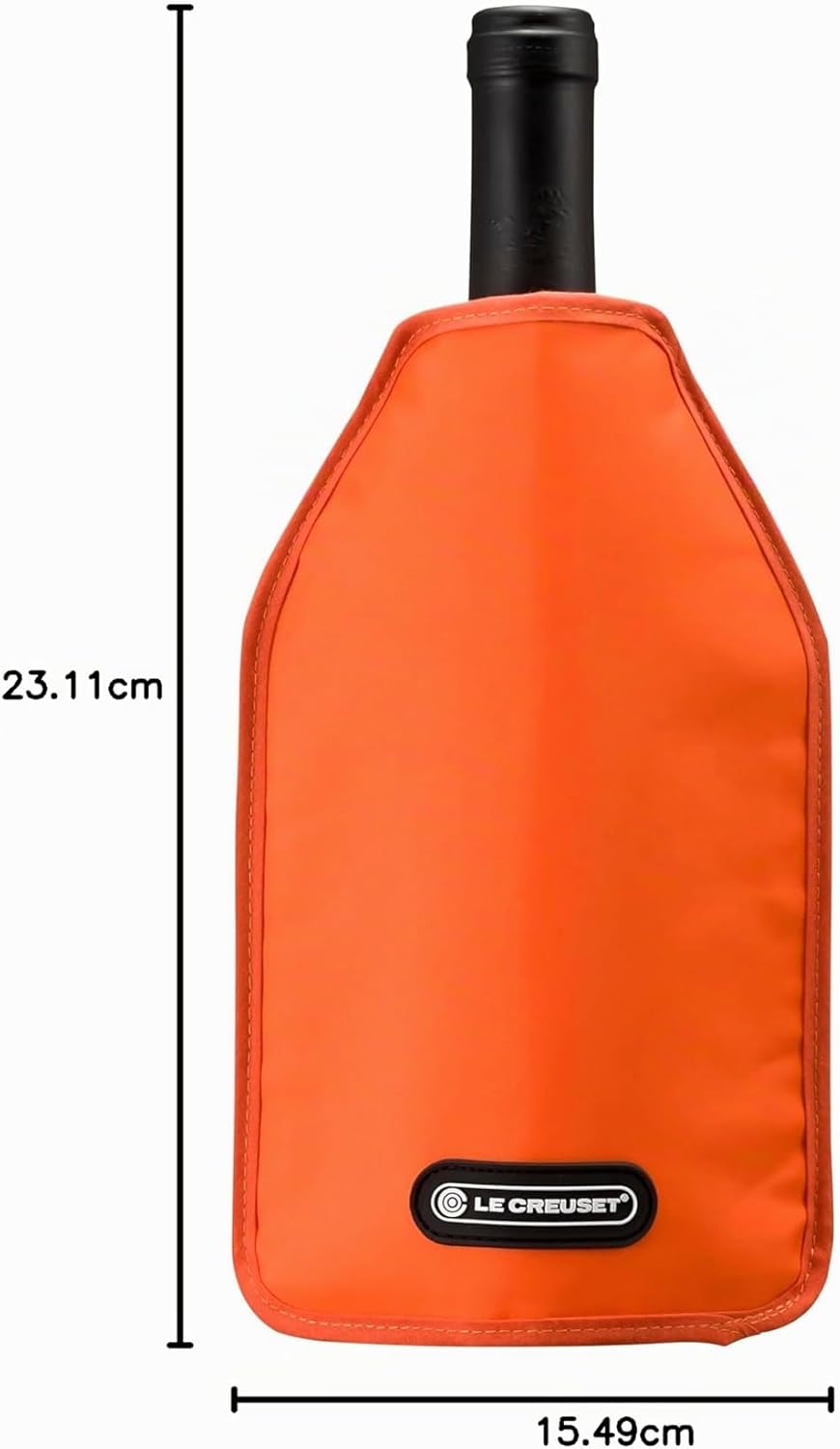 Le Creuset, Aktiv-Weinkühler für Wein oder Champagner, Wasserabweisender Stoff, WA-126, Ofenrot, 591