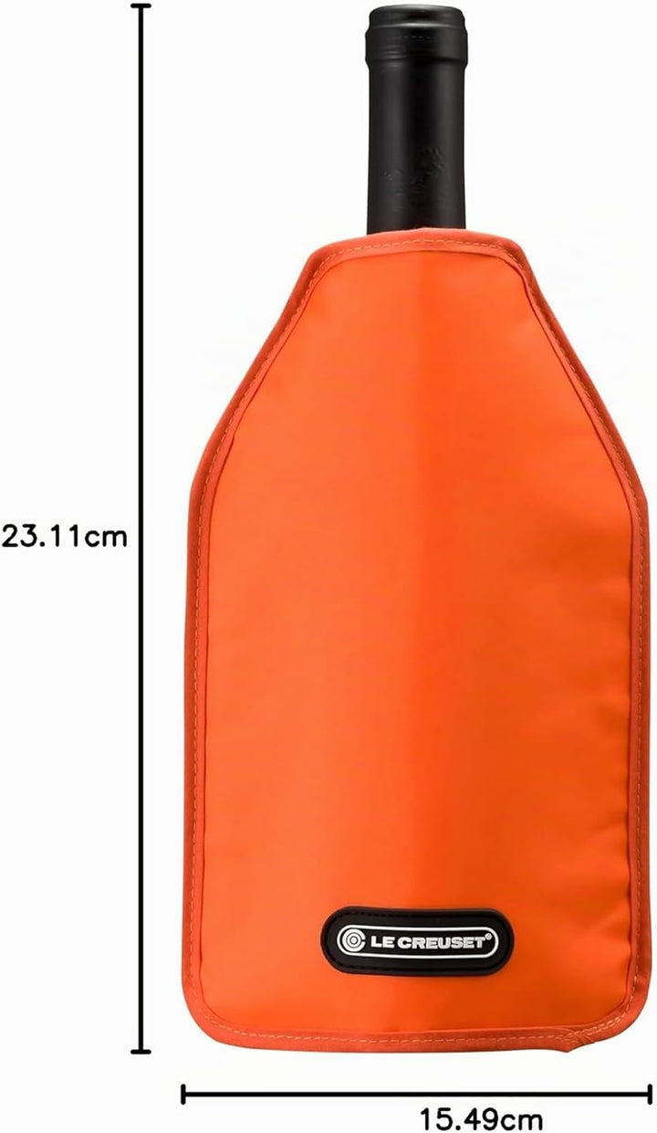 Le Creuset, Aktiv-Weinkühler für Wein oder Champagner, Wasserabweisender Stoff, WA-126, Ofenrot, 591
