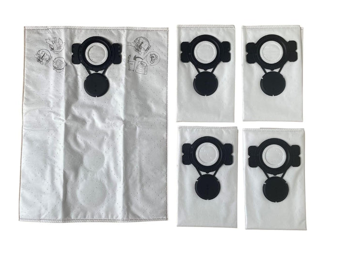 Mirka 8999000211 Staubbeutel Vlies - Passend für Mirka Staubabsauger DE 1025 Langlebig - Waschbar -