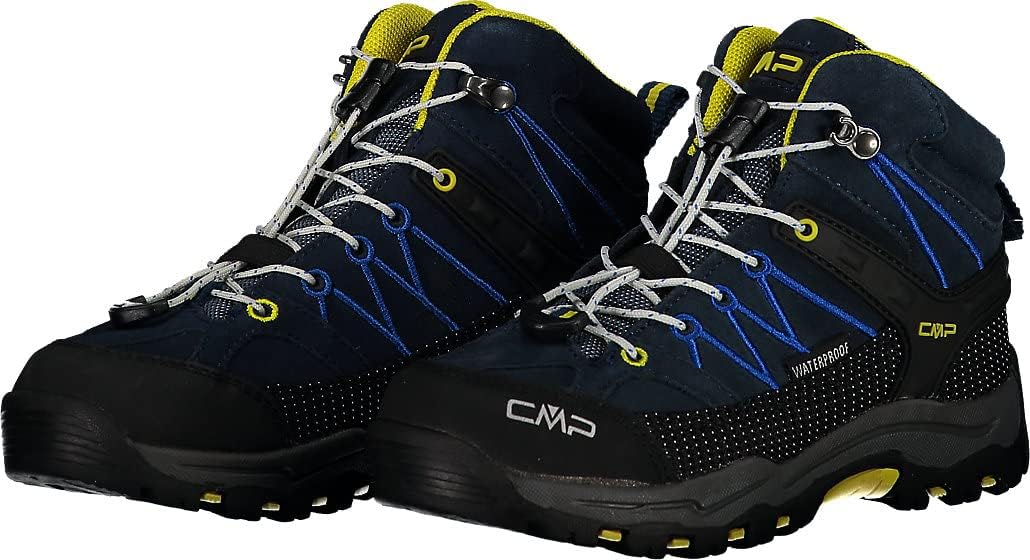 CMP Unisex Kinder Kids Rigel Mid Trekking Shoes WpTrekking-Schuhe 28 EU Cosmo Lemonade, 28 EU Cosmo