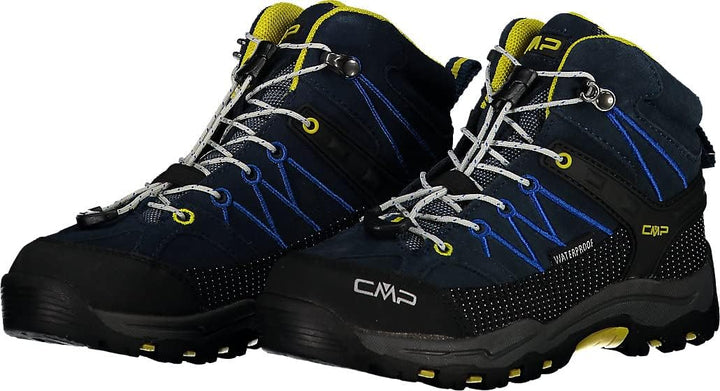 CMP Unisex Kinder Kids Rigel Mid Trekking Shoes WpTrekking-Schuhe 28 EU Cosmo Lemonade, 28 EU Cosmo