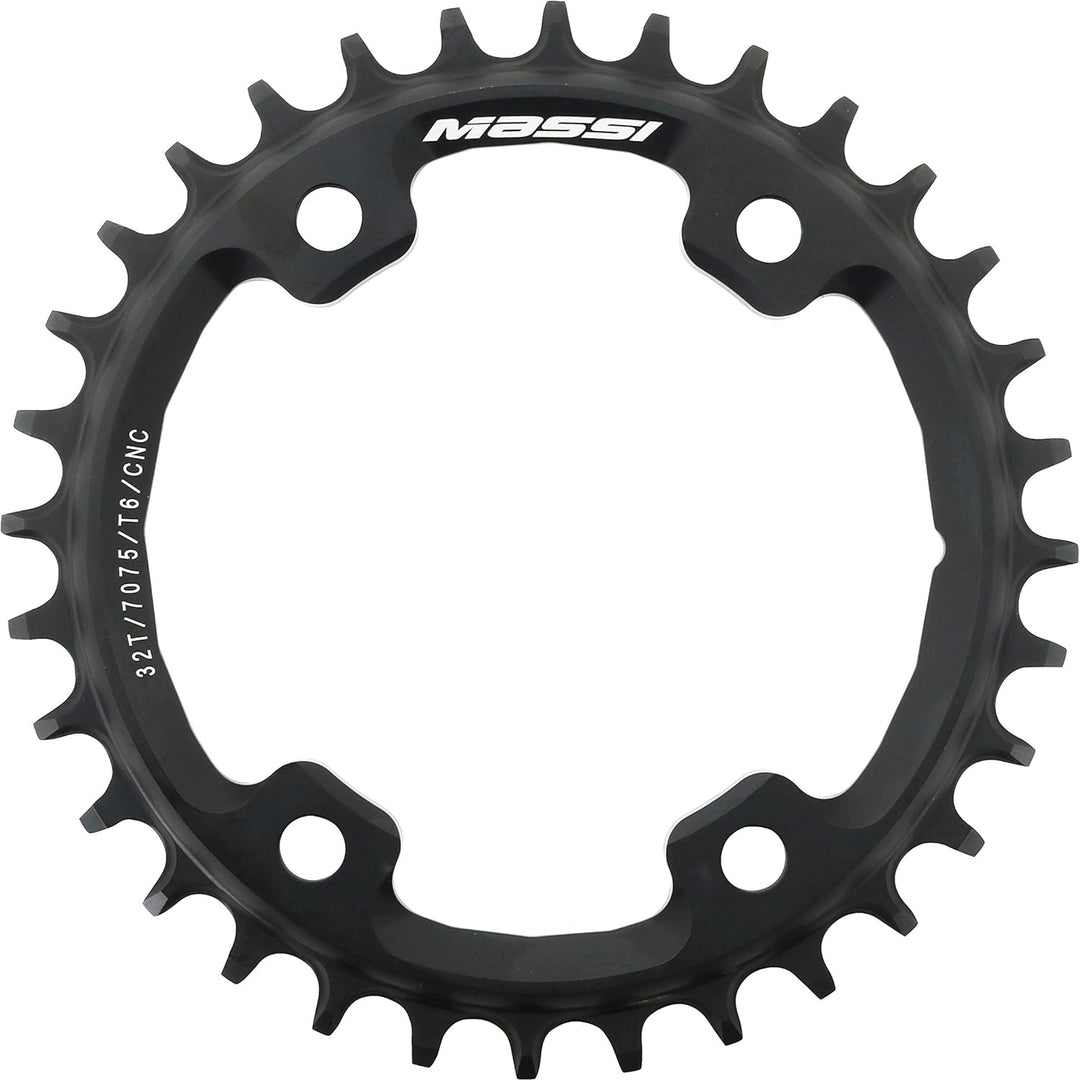 Massi 34T Narrow-Wide C/Shimano XT&XTR Plates, Sports and Air Taglia unica Schwarz, Taglia unica Sch