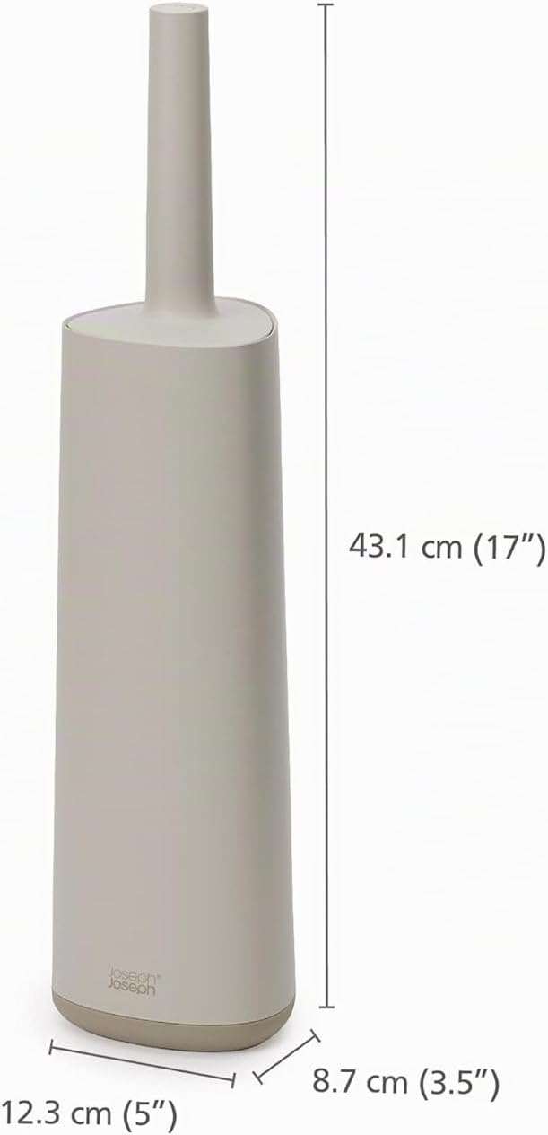 Joseph Joseph Flex 360- Erweiterte Toilettenbürste und Aufbewahrungshalter Set mit Anti-Tropf, Anti-