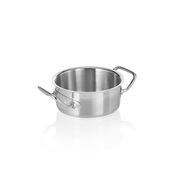 Bratentopf Cookware 21, Ø 16 cm, Chromnickelstahl 18/10 16 cm Grau, 16 cm Grau