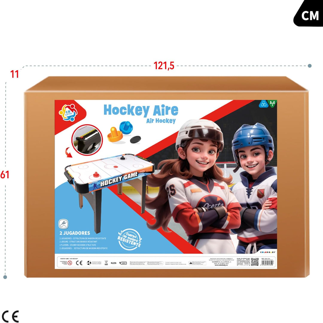 COLORBABY Hockey-Tisch (85330) 122 x 61 cm Grosses Brett, 122 x 61 cm Grosses Brett