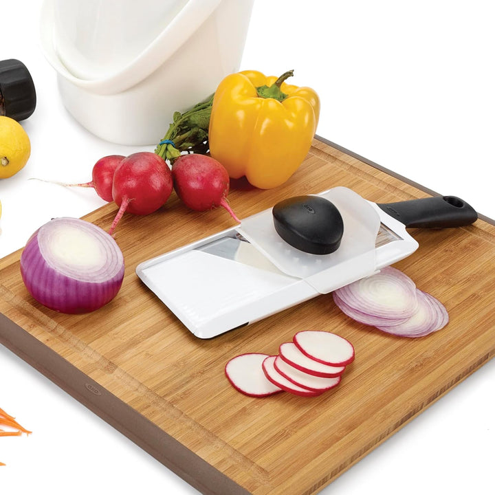 OXO Good Grips Gemüsehobel/Handhobel mit Edelstahlklinge Single Hand-Held, Single Hand-Held
