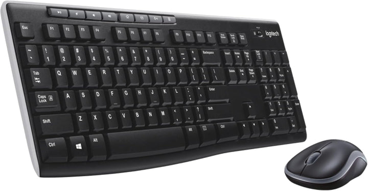 Logitech MK270 Kabelloses Set mit Tastatur und Maus für Windows, 2,4 GHz kabellos, Kompakte Maus, 8