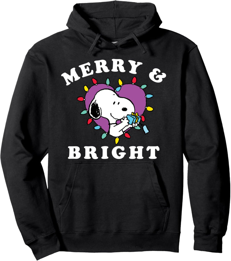 Peanuts Weihnachten Snoopy Fröhlich und strahlend Pullover Hoodie