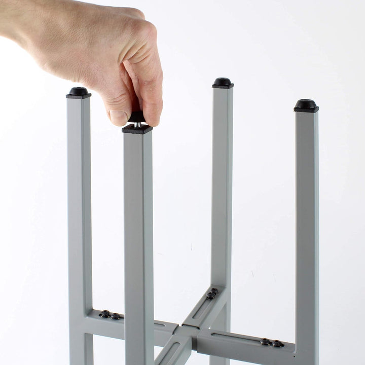 1x Natural Goods Berlin Design Pflanzenständer X-FORM aus Metall grössen-verstellbare Blumentreppe f