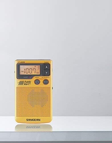 Sangean Digitales Taschenradio mit Wetteralarm DT-400W, DT-400W