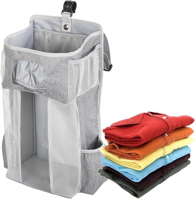 Nupaque Hängender Windel-Caddy-Organizer - Windelhalter für Krippe Auto Kinderzimmer Organizer,Winde