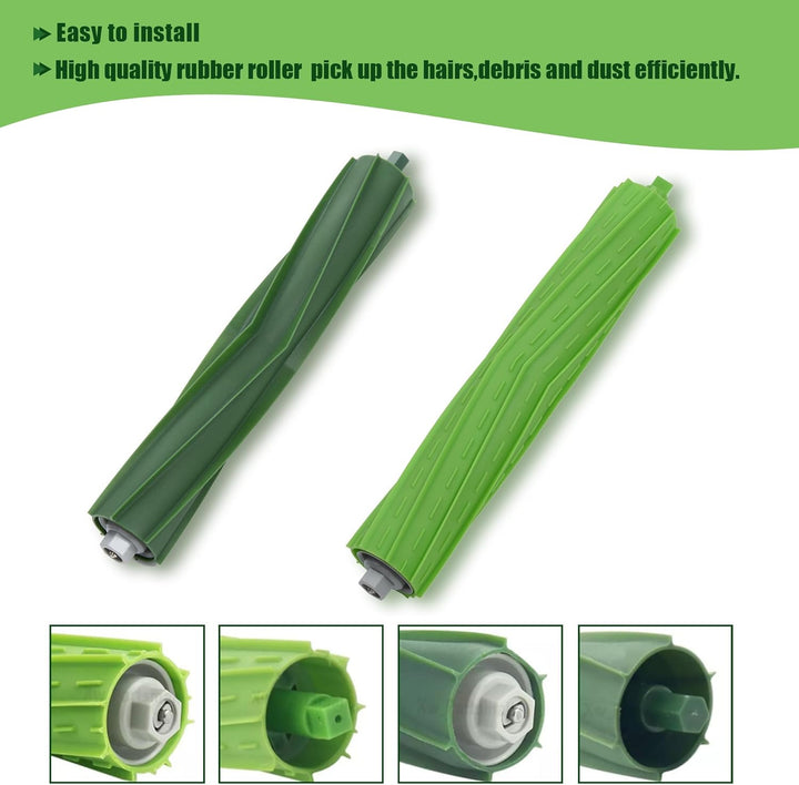 Loveco 6 Set Rollen Bürste kompatibel für iRobot, Bürsten Ersatzteile für Roomba E Serie E5 E6, I Se