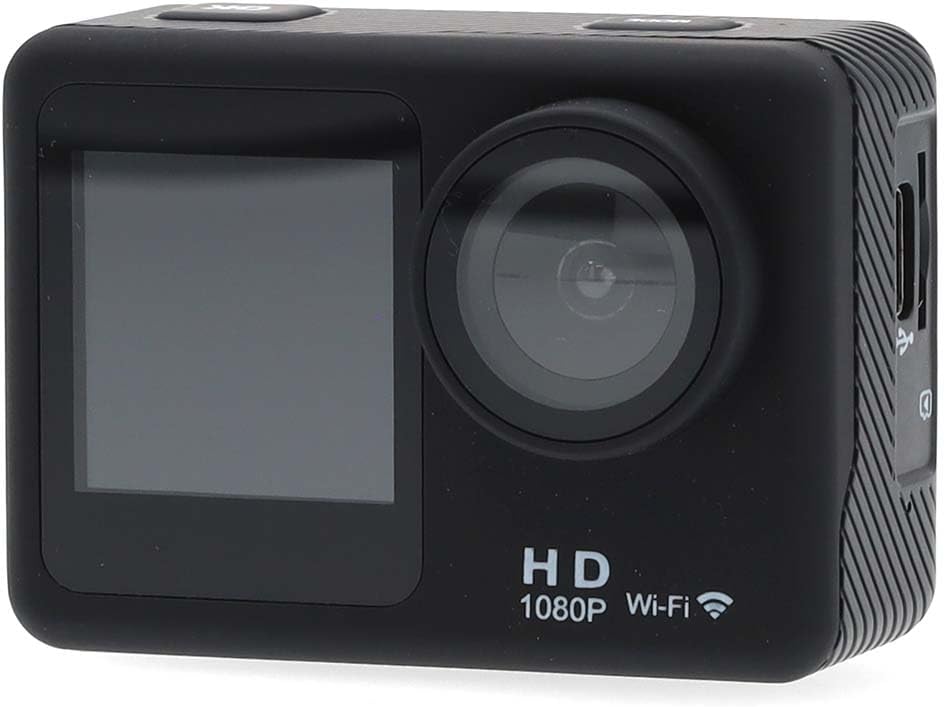 Nedis Action Cam - 1080p@30fps - 12 MPixel - Wasserdicht bis: 30.0 m - 70 min - Wi-Fi - App erhältli