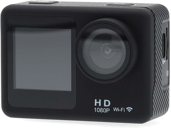 Nedis Action Cam - 1080p@30fps - 12 MPixel - Wasserdicht bis: 30.0 m - 70 min - Wi-Fi - App erhältli