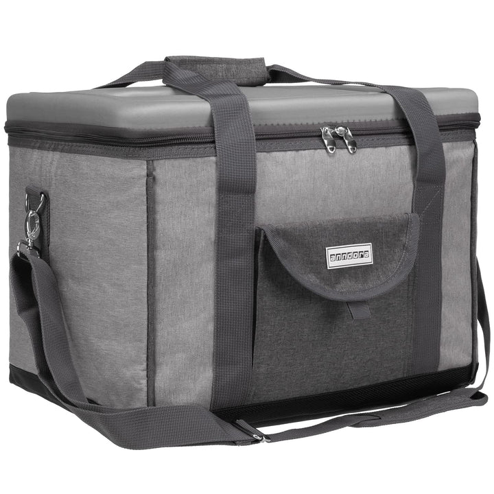 anndora Kühltasche XL 40 Liter XL hellgrau meliert