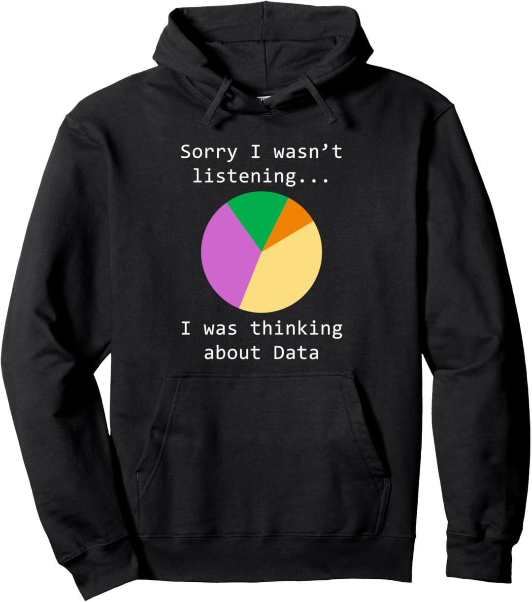 Nachdenken über Datenwissenschaft Lustiger Statistiker Pullover Hoodie